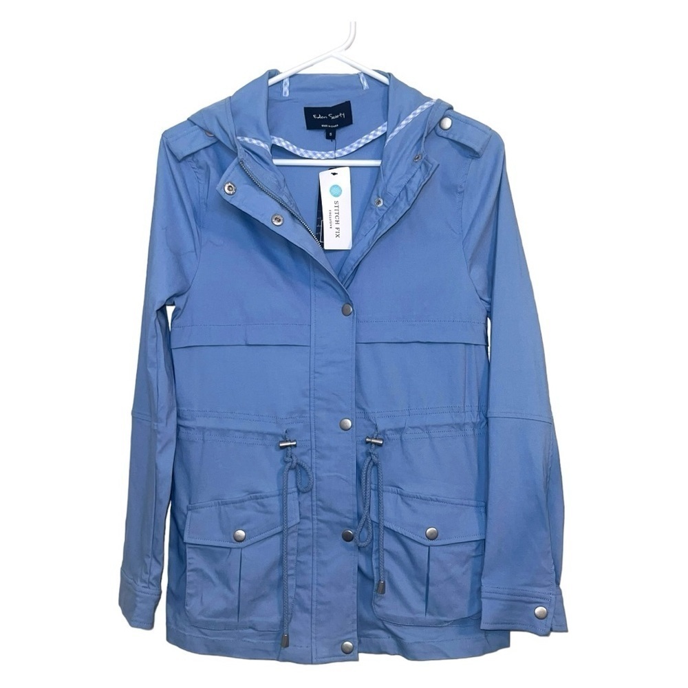 Eden Society cargo jacket blue stitch fix size small NWT